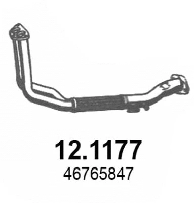 Tuyau d'échappement ASSO 12.1177