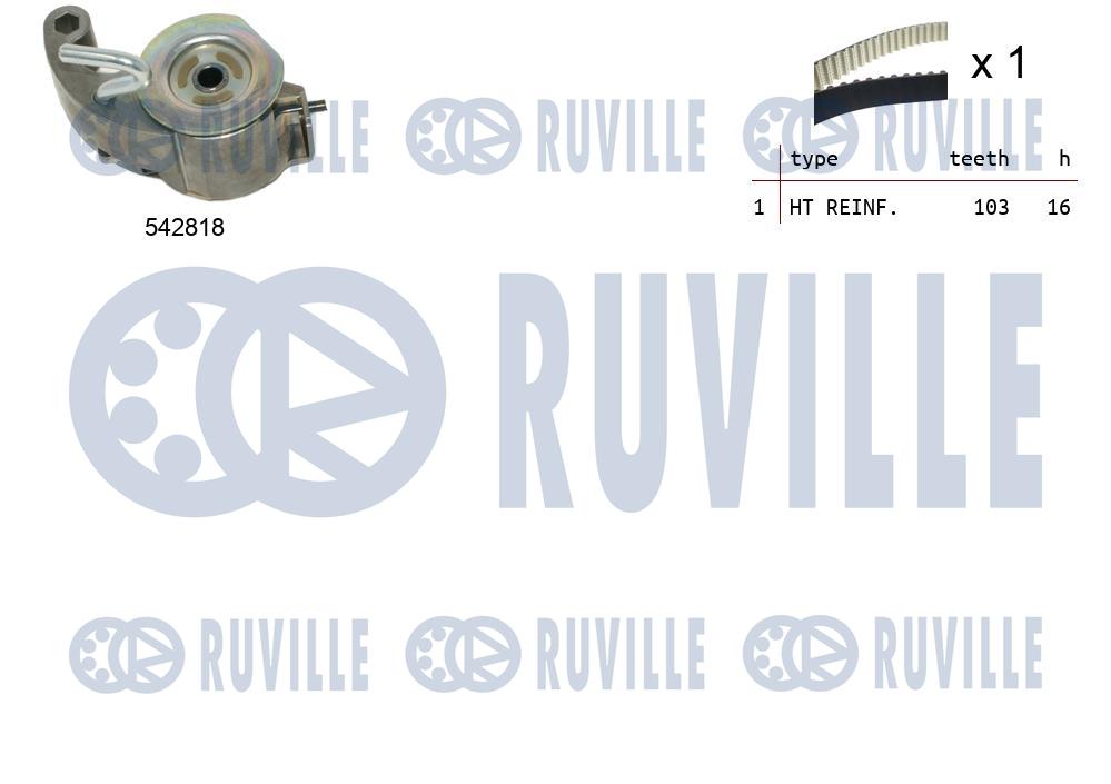 Kit de courroie crantée RUVILLE 550515