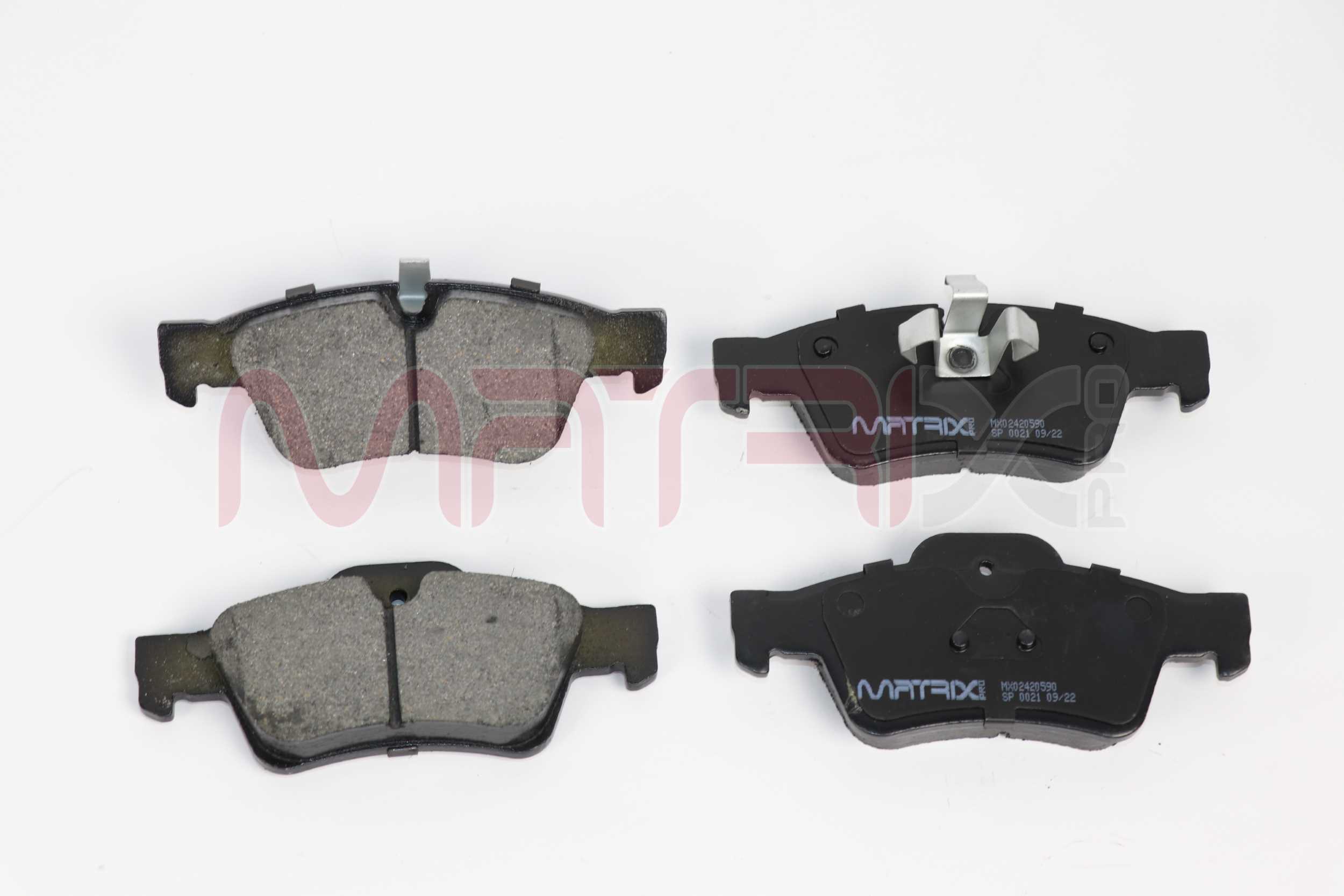 Kit de plaquettes de frein, frein à disque MATRIX PRO MX02420590