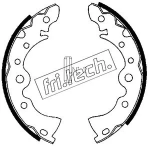 Jeu de mâchoires de frein fri.tech. 1067.167