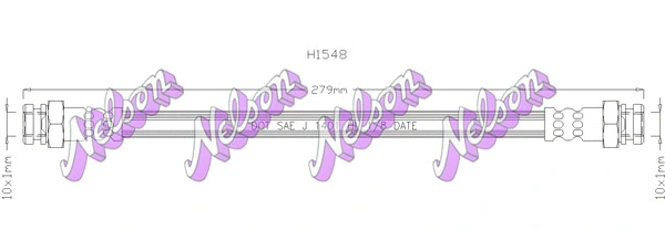 Flexible de frein KAWE H1548