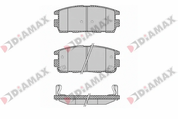 Kit de plaquettes de frein, frein à disque DIAMAX N09413