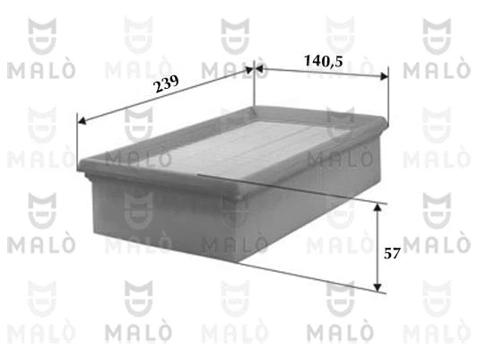 Filtre à air AKRON-MALÒ 1500065