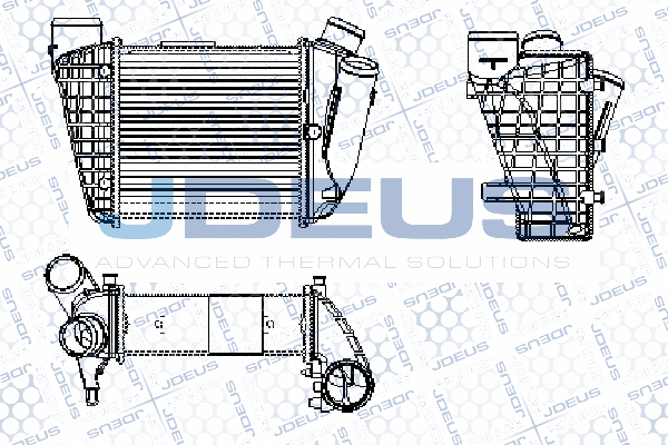 Refroidisseur d'air de suralimentation JDEUS RA8010210