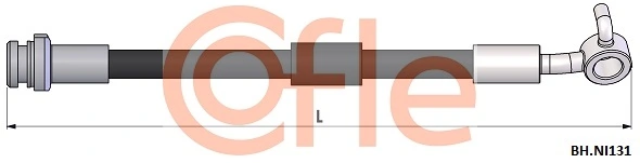 Flexible de frein COFLE 92.BH.NI131
