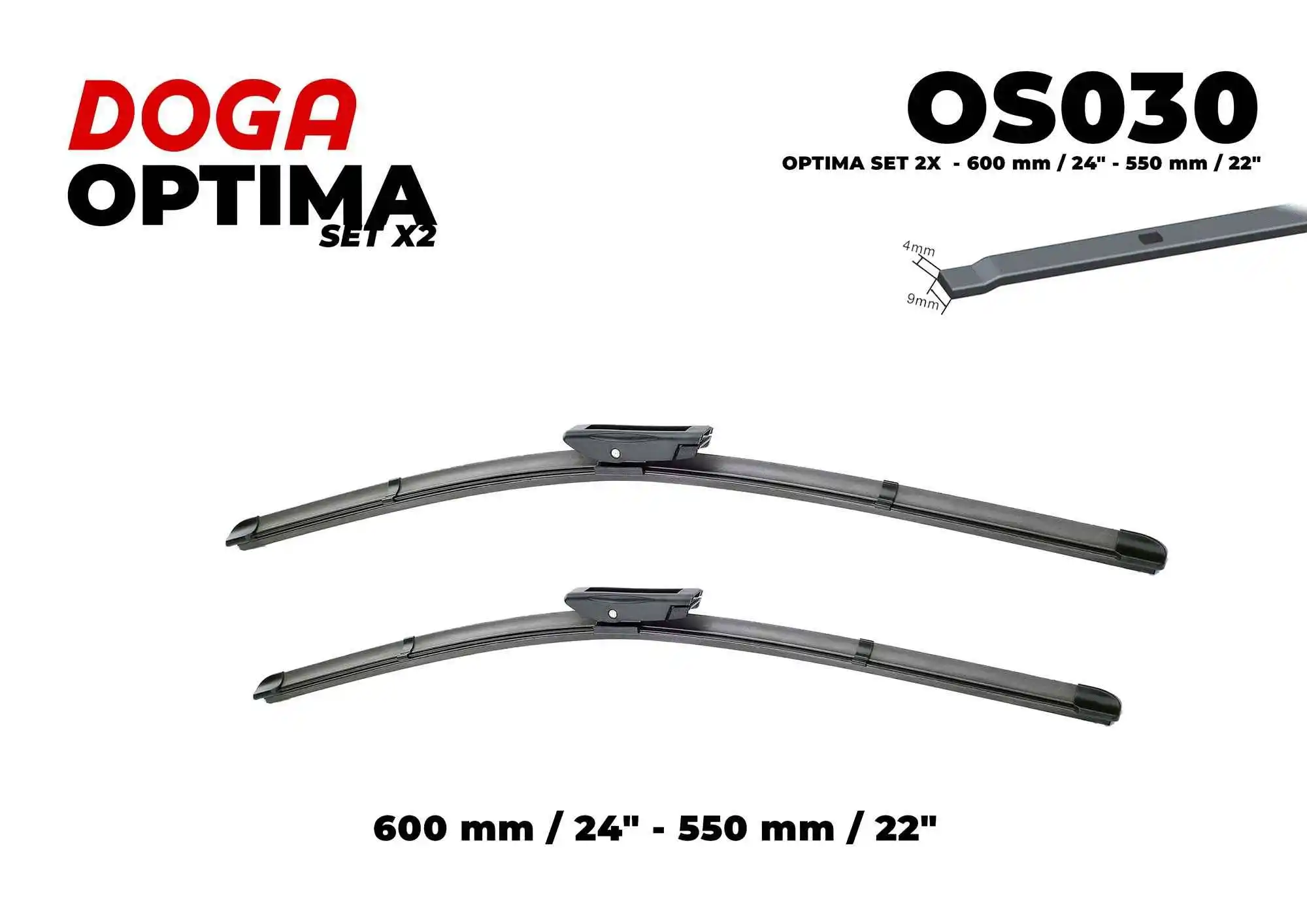 Balai d'essuie-glace DOGA OS030