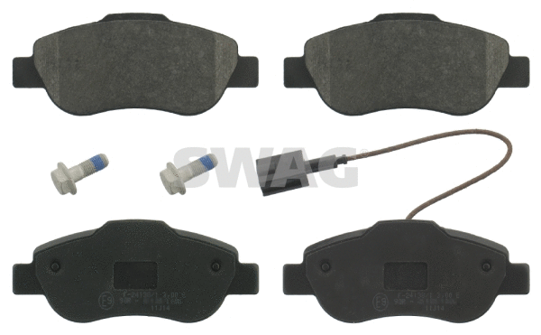 Kit de plaquettes de frein, frein à disque SWAG 70 91 6841