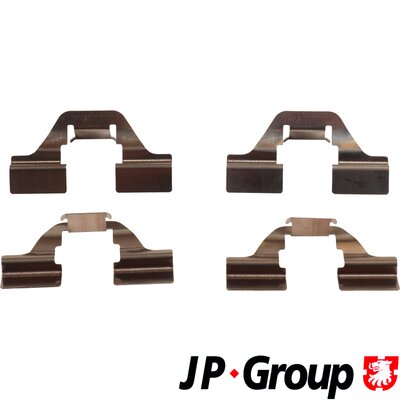 Kit d'accessoires, plaquette de frein à disque JP GROUP 4164003310