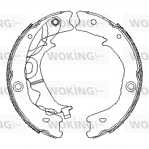Mâchoire de frein WOKING Z454200