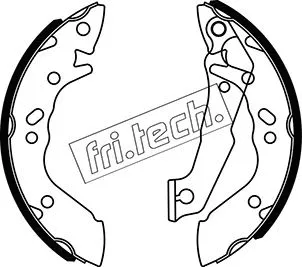 Jeu de mâchoires de frein fri.tech. 1046.202