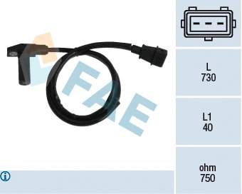 Capteur d'angle, vilebrequin FAE 79213