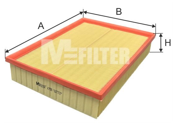 Filtre à air MFILTER K 759