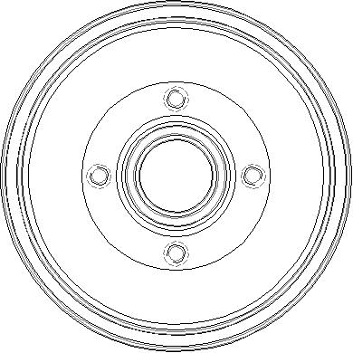 Tambour de frein National NDR244