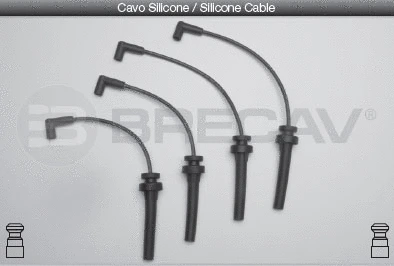 Kit de câbles d'allumage BRECAV 42.509