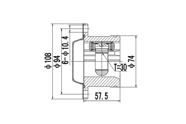 Jeu de joints, arbre de transmission DYNAMATRIX DCV661006