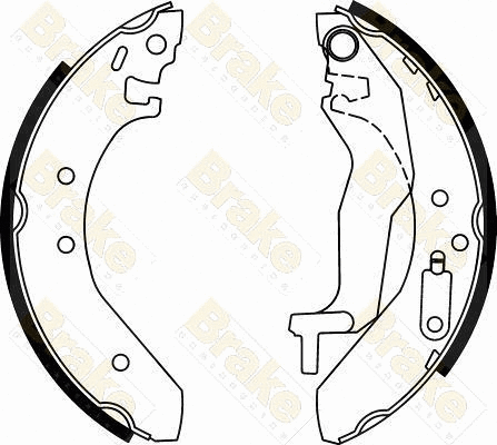 Jeu de mâchoires de frein Brake ENGINEERING SH2246