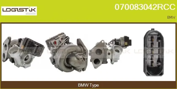 Turbocompresseur, suralimentation LGK 070083042RCC