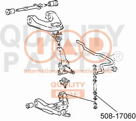 Suspension, stabilisateur IAP QUALITY PARTS 508-17060