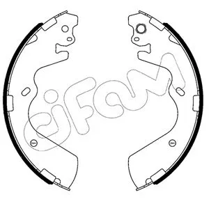 Jeu de mâchoires de frein CIFAM 153-654