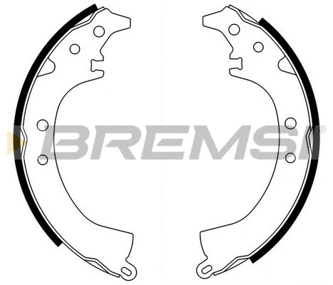 Jeu de mâchoires de frein BREMSI GF0667