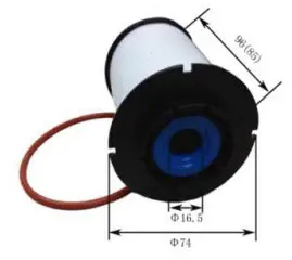 Filtre à carburant JS ASAKASHI FE52001