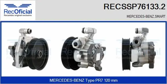 Pompe hydraulique, direction RECOFICIAL RECSSP76133.2