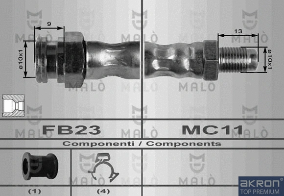 Flexible de frein AKRON-MALÒ 8352