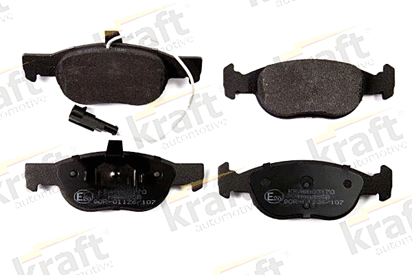 Kit de plaquettes de frein, frein à disque KRAFT AUTOMOTIVE 6003170