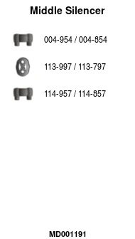 Silencieux central FA1 MD001191