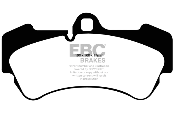 Kit de plaquettes de frein, frein à disque EBC Brakes DP51521NDX