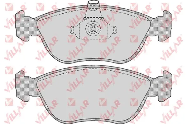 Kit de plaquettes de frein, frein à disque VILLAR 626.0827