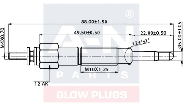 Bougie de préchauffage A-N PARTS A-N085051