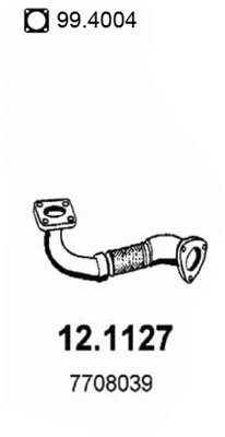 Tuyau d'échappement ASSO 12.1127