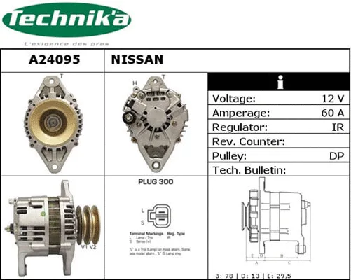 Alternateur Technika A24095