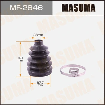 Jeu de joints-soufflets, arbre de commande MASUMA MF-2846