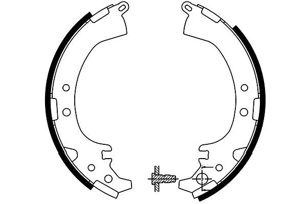 Jeu de mâchoires de frein KAVO PARTS KBS-9930