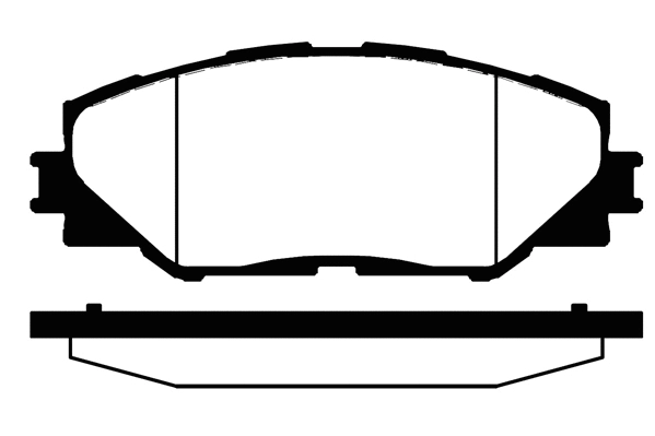 Kit de plaquettes de frein, frein à disque Technika 01659