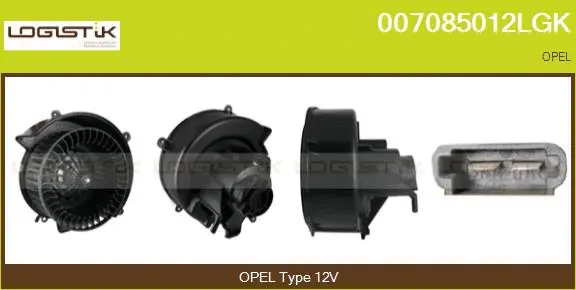 Pulseur d'air habitacle LGK 007085012LGK