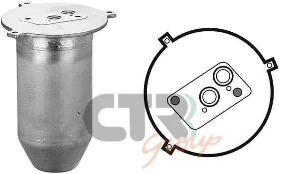 Filtre déshydratant, climatisation CTR 1211200