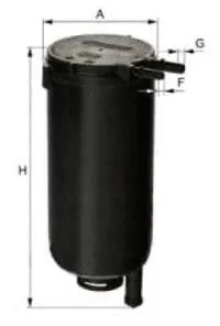 Filtre à carburant UNIFLUX FILTERS XN275