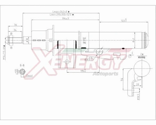 Amortisseur AP XENERGY X997104