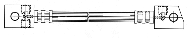 Flexible de frein CEF 510841