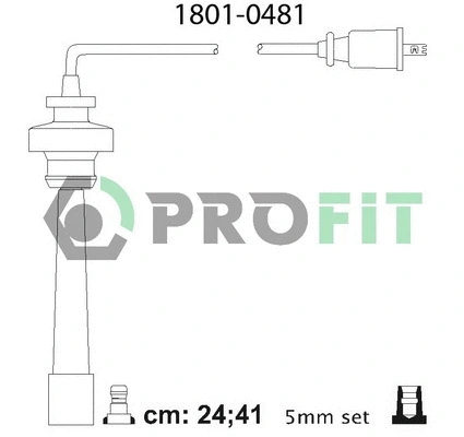 Kit de câbles d'allumage PROFIT 1801-0481