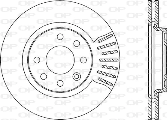 Disque de frein OPEN PARTS BDR1845.20
