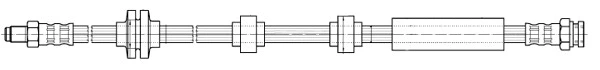 Flexible de frein CEF 511415