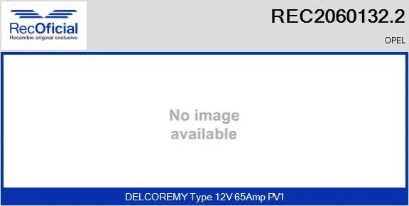Alternateur RECOFICIAL REC2060132.2
