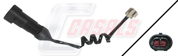 Contact d'avertissement, usure des plaquettes de frein CASALS 50259