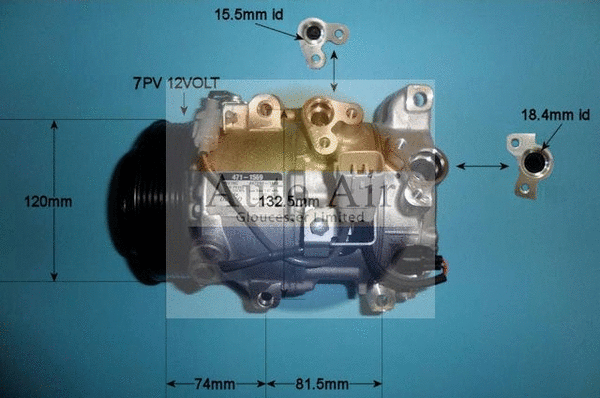 Compresseur, climatisation AUTO AIR GLOUCESTER 14-0096