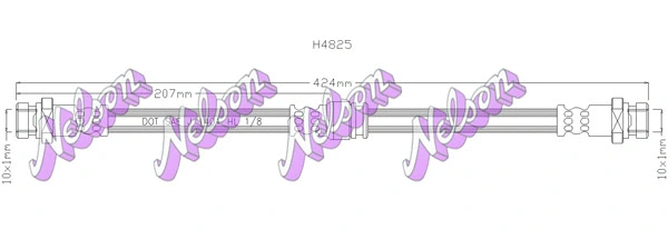 Flexible de frein KAWE H4825