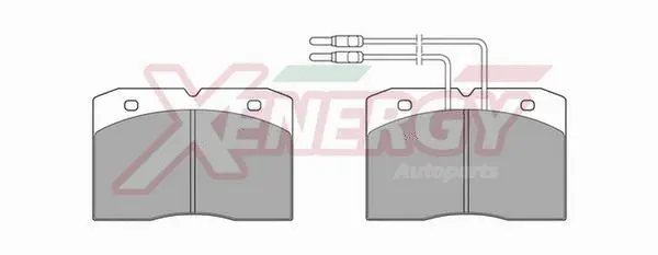 Kit de plaquettes de frein, frein à disque AP XENERGY X40172